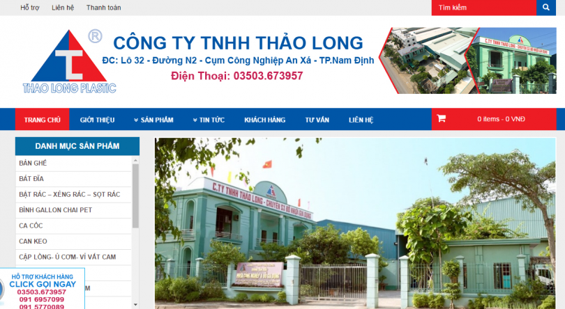 Dự án Nhựa Thảo Long Nam Định